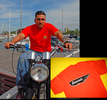 T-SHIRT logo Amici dello Scrambler